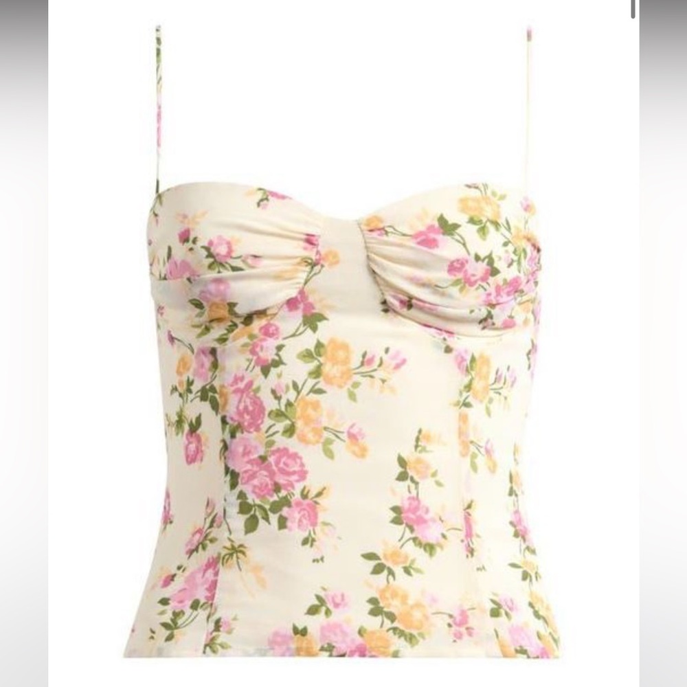 Reformation Pixie Georgette Camisole cami tank top shirt blouse size 8 NWT - Picture 2 of 2
